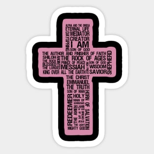 Names of Jesus Sticker